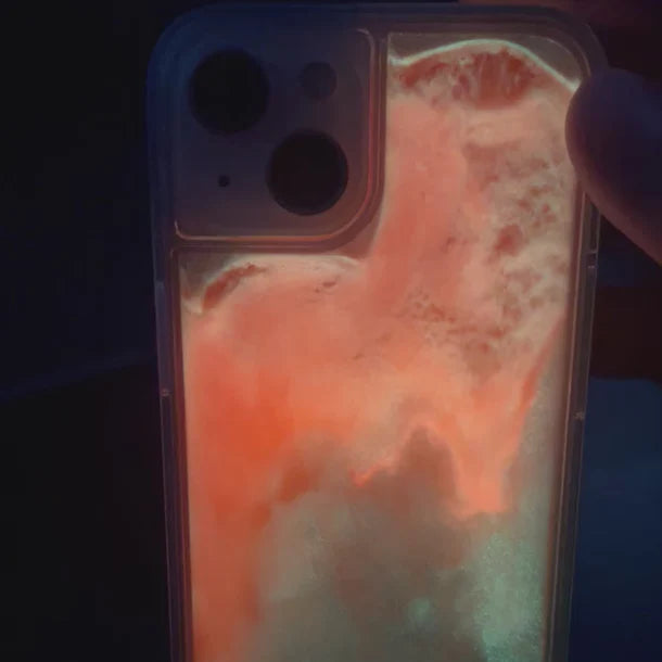 LUMINIOUS QUICKSAND IPHONE CASE: ORANGE EDITION ™