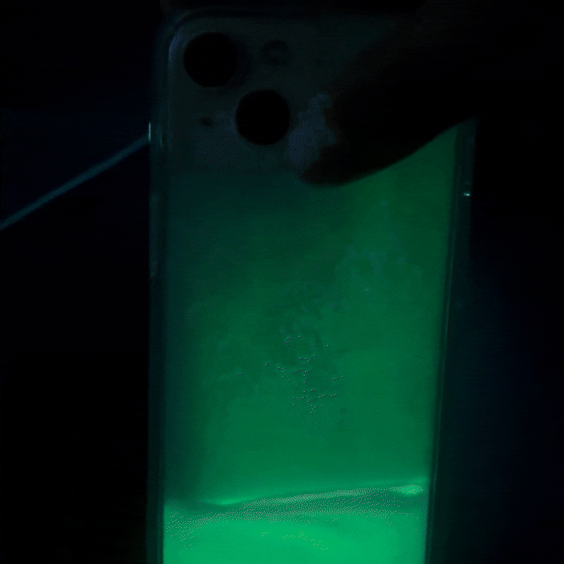 LUMINIOUS QUICKSAND IPHONE CASE: BLUE EDITION ™