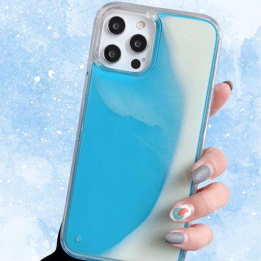 LUMINIOUS QUICKSAND IPHONE CASE: BLUE EDITION ™
