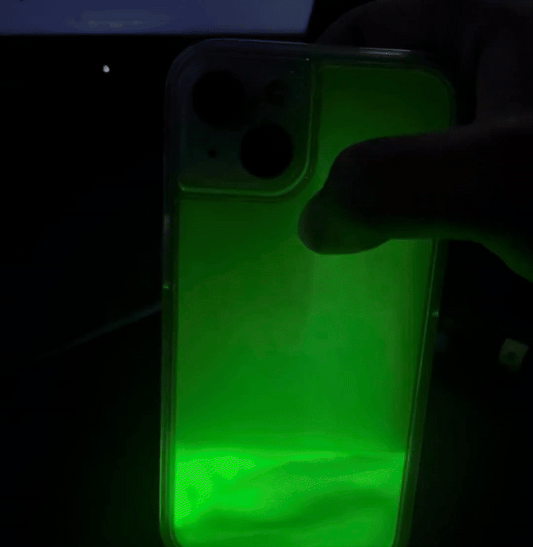 LUMINIOUS QUICKSAND IPHONE CASE: GREEN EDITION ™