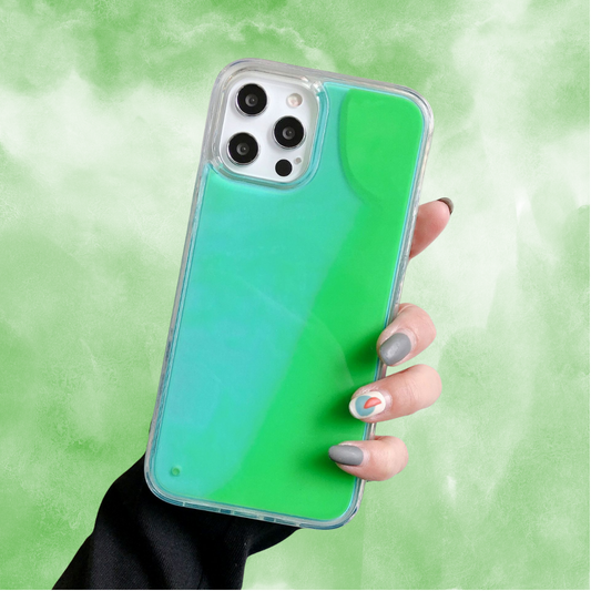 LUMINIOUS QUICKSAND IPHONE CASE: GREEN EDITION ™