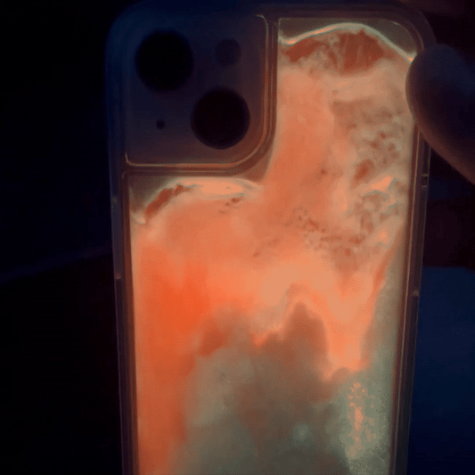 LUMINIOUS QUICKSAND IPHONE CASE: ORANGE EDITION ™