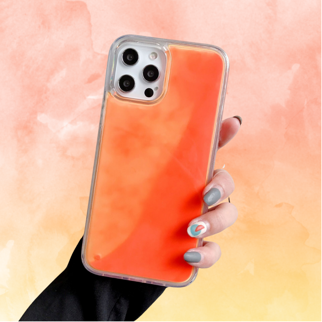 LUMINIOUS QUICKSAND IPHONE CASE: ORANGE EDITION ™